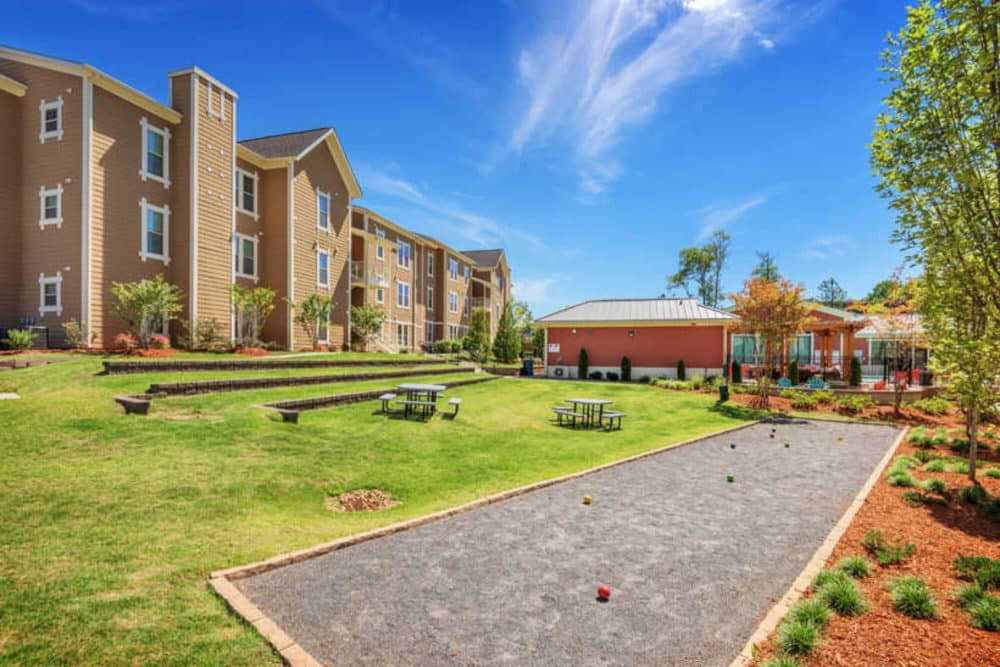 millenium one off campus apartments near the university of north carolina charlotte unc charlotte uncc outdoor game spaces